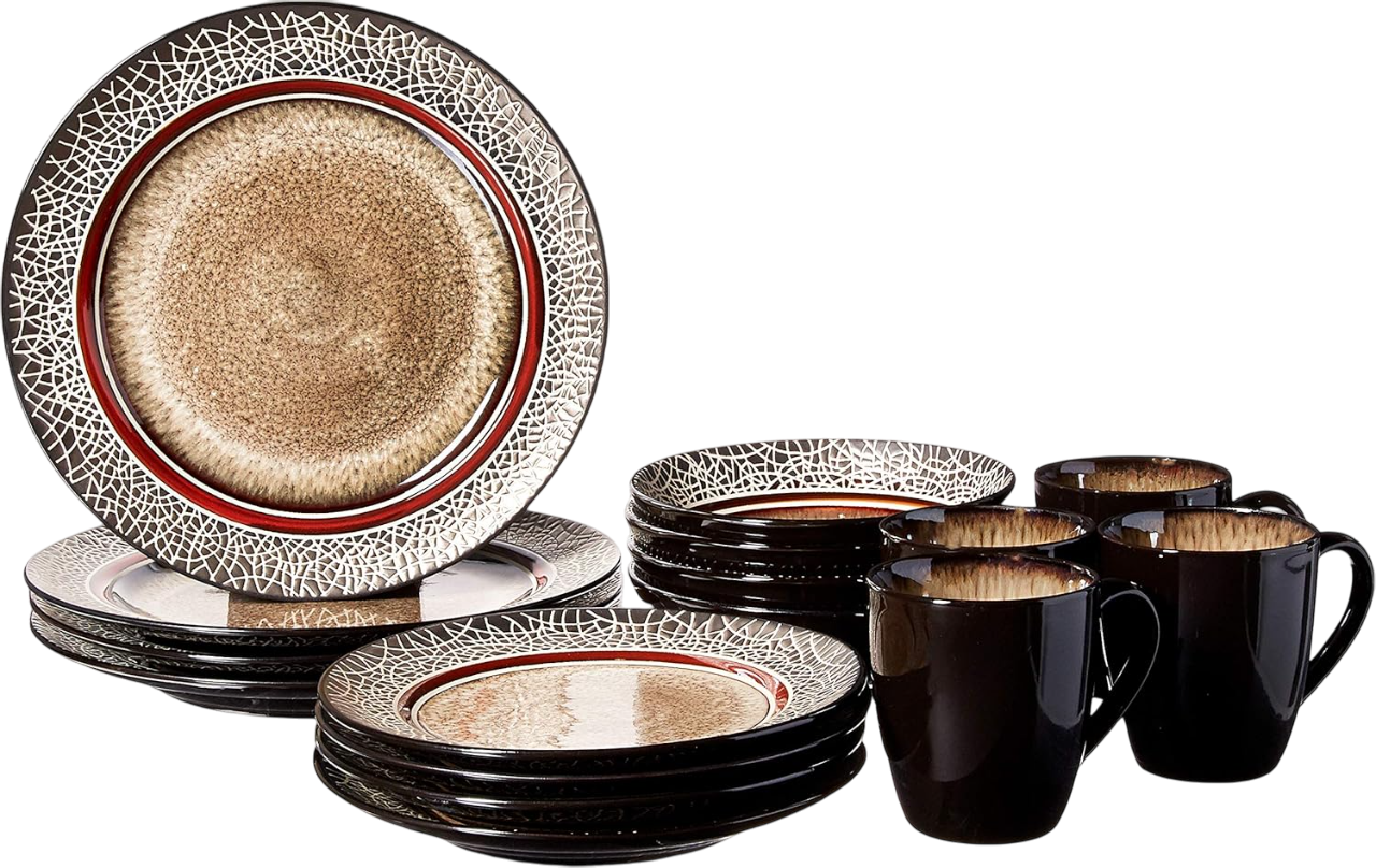 American Atelier Markham Square Casual Round Dinnerware Set